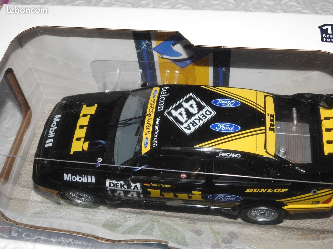 Voiture miniature FORD SIERRA RS 500 24 TH NURBURGRING 1989 1/18 SOLIDO NEUVE (image 2)