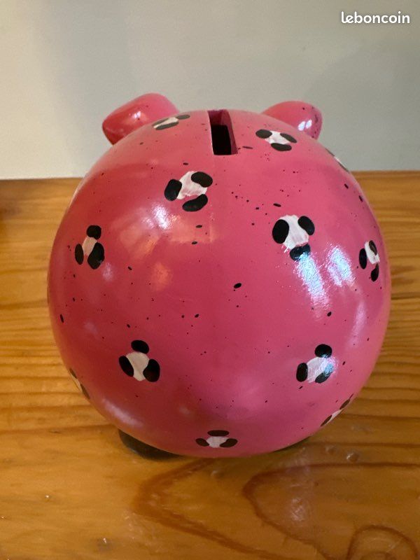Joli cochon tirelire en céramique (image 3)