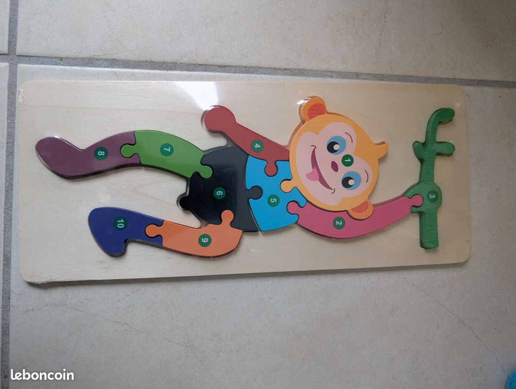 Puzzle Montessori Singe (image 1)