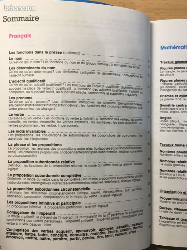 Memento Passeport 5eme Caparros, Gerard Hachette tout ce qu'il faut savoir en 5eme (image 5)