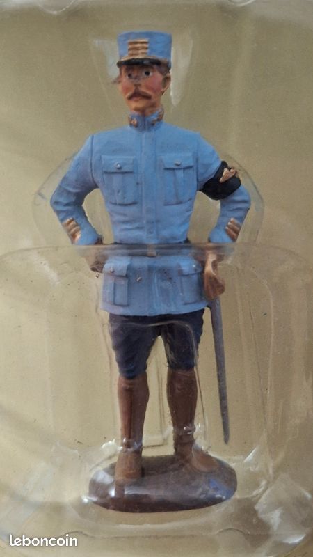 Figurine Plomb 1ère Guerre Mondiale - Serveur D'obusier Aasen Décembre 1915 - État Excellent - Occasion