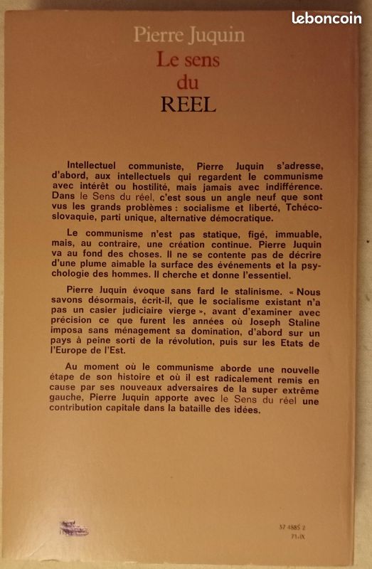 Le Sens Du Reel - Un Communiste Pour Notre Temps Pierre Juquin (image 3)