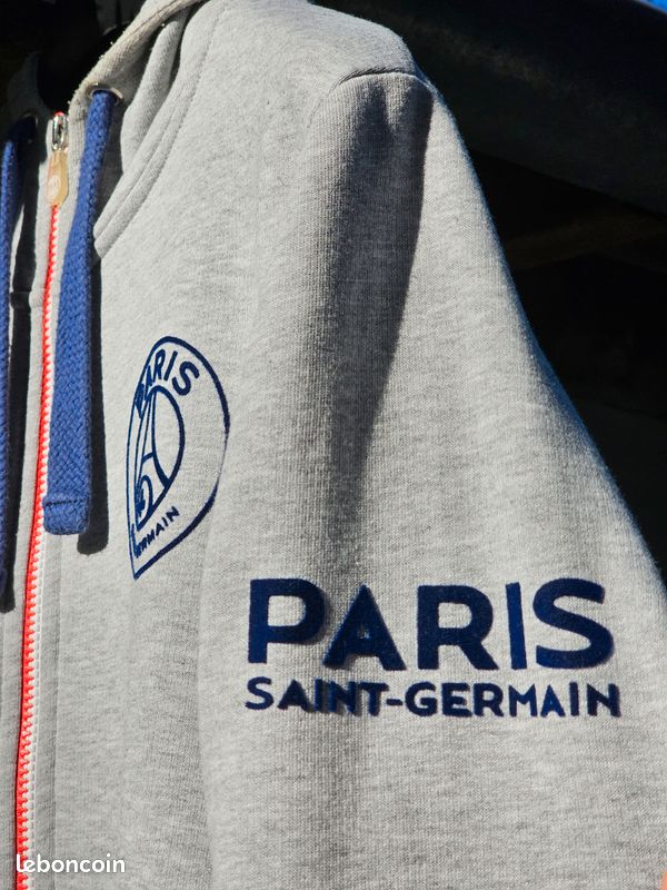Veste à capuche Paris SG - Quasi NEUF - Taille M (image 3)