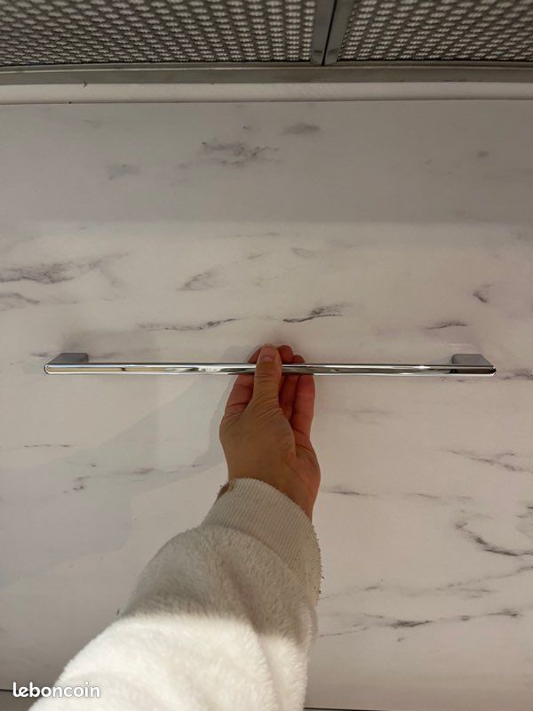 Poignées 40cm métal meuble cuisine ou salle de bain (image 4)
