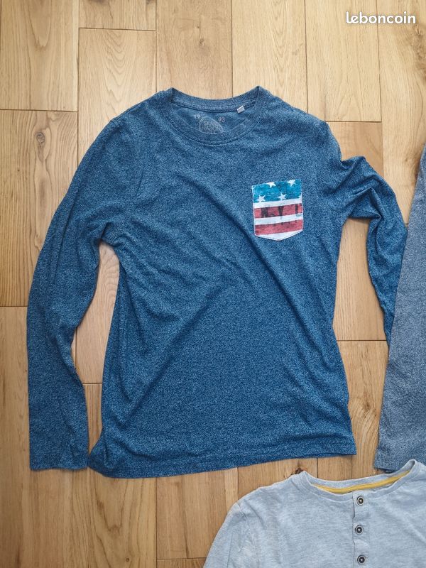 Lot 3 tee-shirts manches longues 14 ans (image 4)