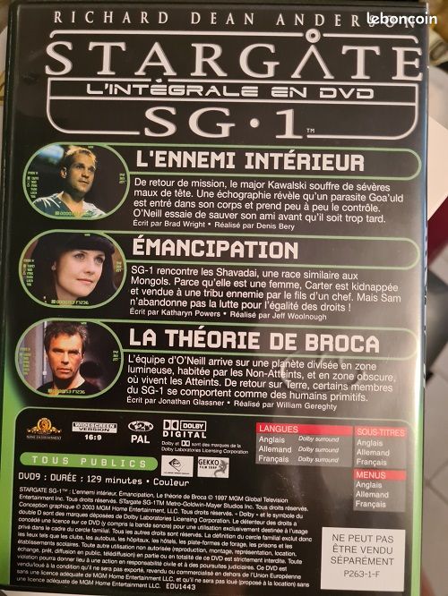 DVD Stargate SG1 (image 2)