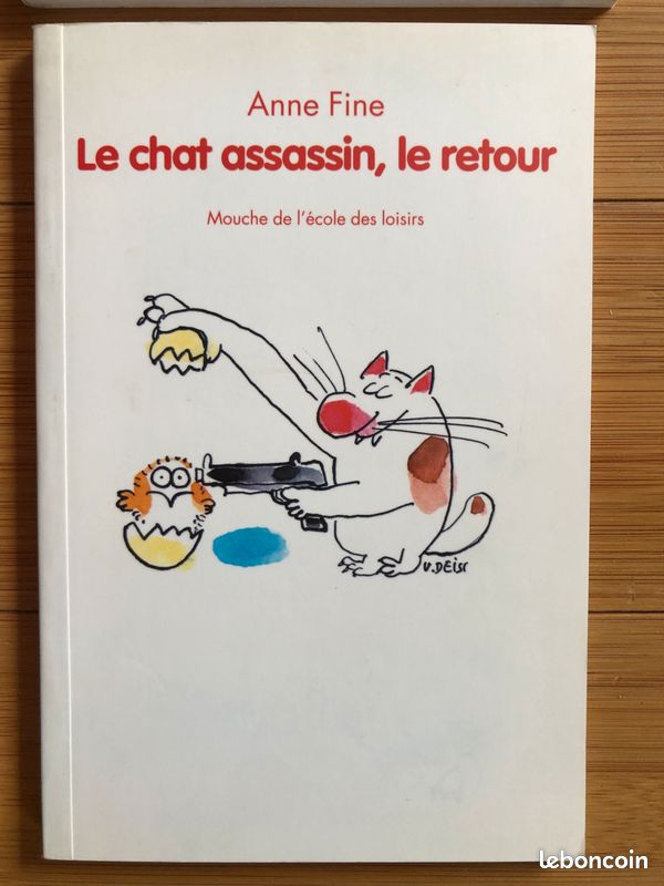 Anne Fine : chat assassin, différents livres dès 6 ans, École des loisirs (image 5)