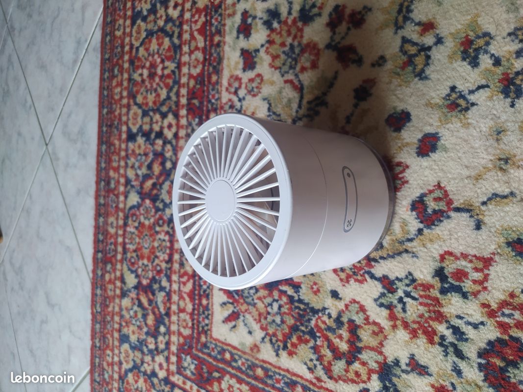 Petit ventilateur brumisateur sur batterie (image 5)