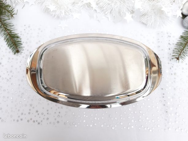 Plat à Hors-d'œuvre Guy Degrenne – Verre Vintage Années 80, Neuf