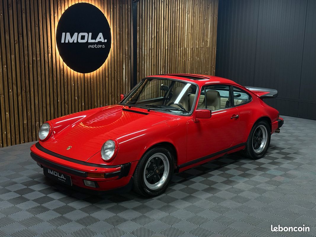 Porsche 911 Cabriolet 964 Carrera 2 Rouge Indien - Voitures