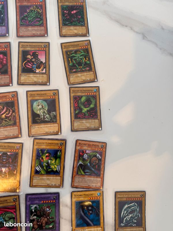 Lot 97 cartes Yu-Gi-Oh françaises 1ère édition — dont Dragon Blanc, Sœurs de Harpie, Monster Reborn (image 17)