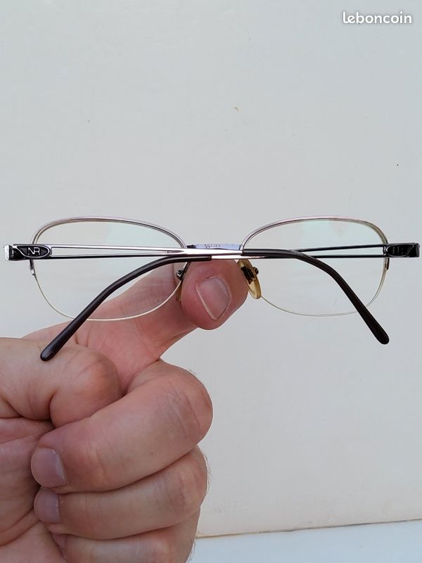 Monture de lunettes vintage Nina Ricci NR 2137 dorée / violette (image 15)