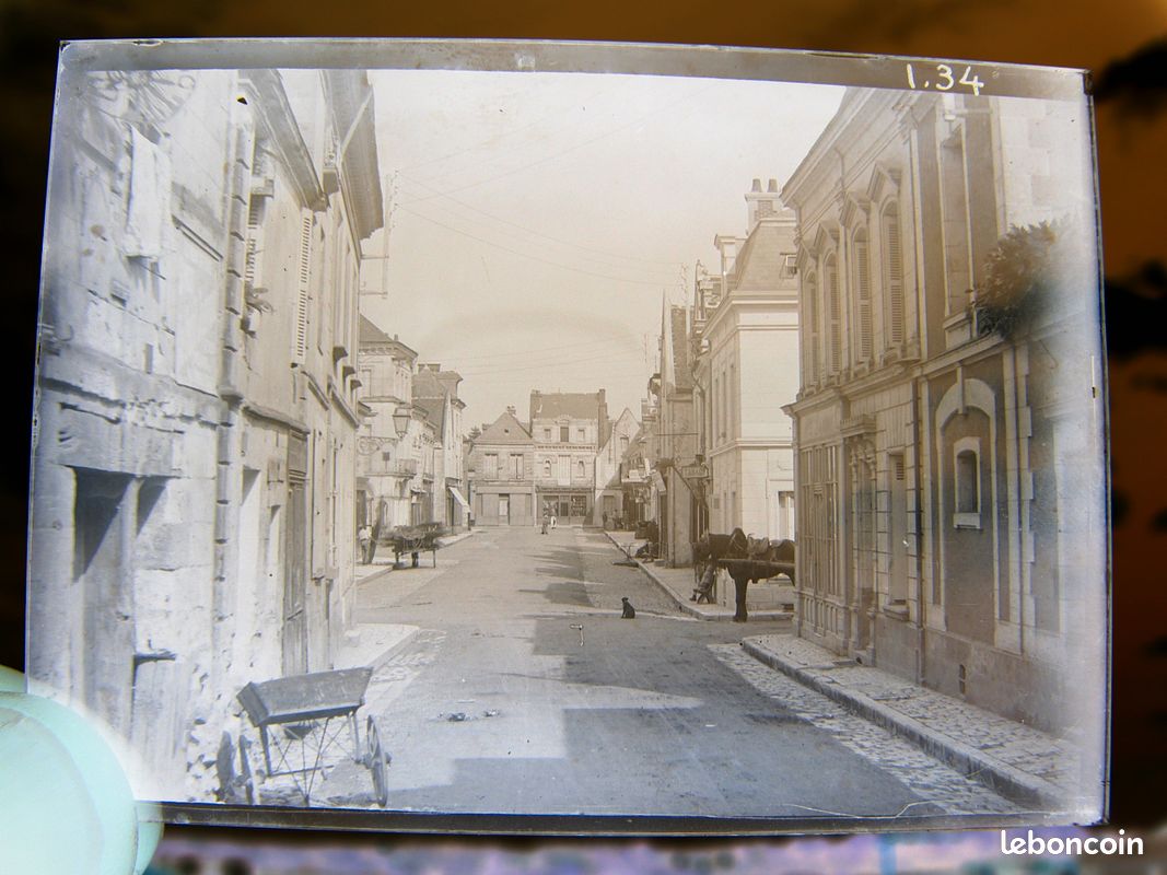 Vieux Négatifs Photo Sous-verre – Lot De 40 – France – Déco Vintage Atelier
