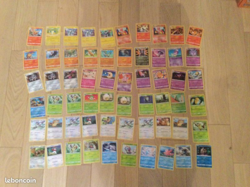 Cartes Pokémon 2 V + 153 communes +53 peu communes + 49 rares (image 4)