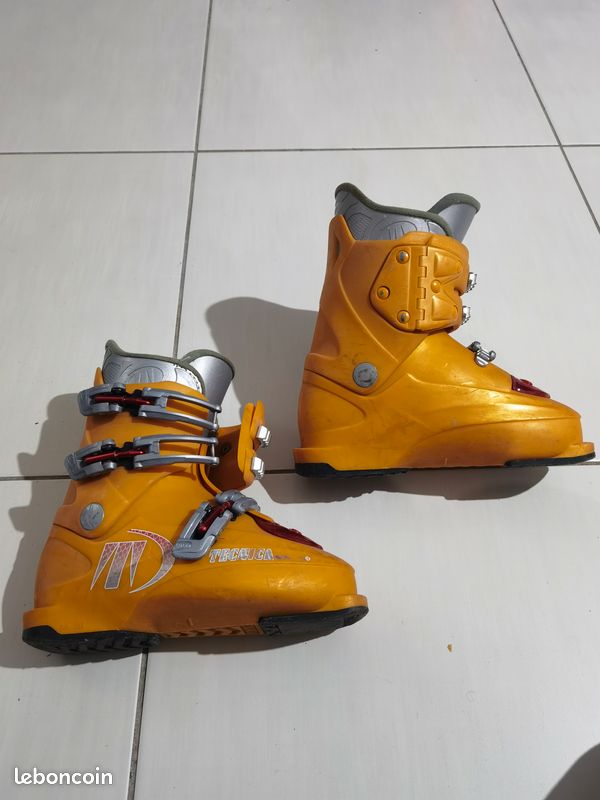 Chaussures De Ski Enfant Tecnica JTR 3 - Taille 2.5 / Mondo 20.5 - Occasion - Bon état