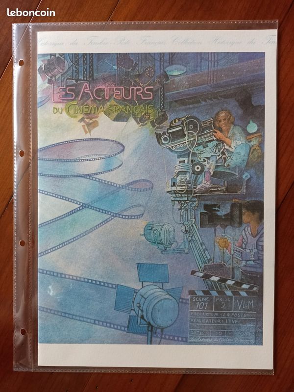 Document philatélique "Les Acteurs du Cinéma Français" 1998 (image 1)