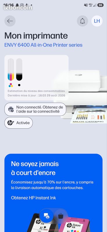 Imprimante scanner/wifi HP ENVY 6432e (image 7)