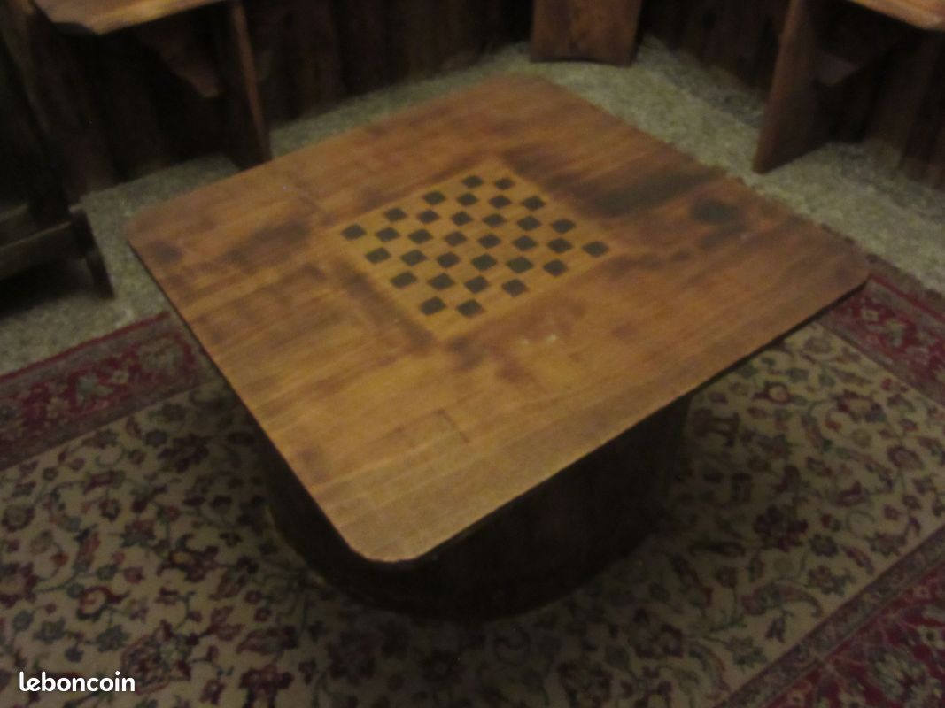 Table d'échecs et jeu "boulons-écrous" (P) (image 2)