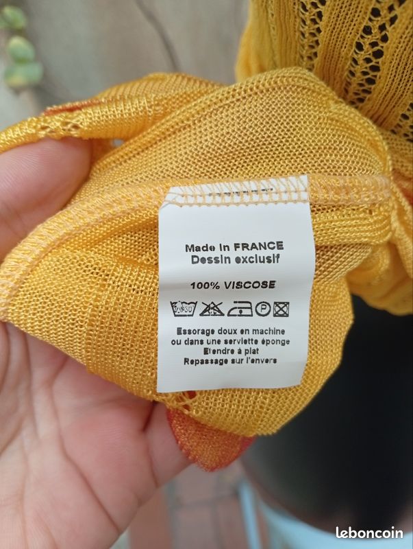 Tunique Ballon Jaune RUNDHOLZ DIP - Taille XS - Coton/Polyamide - Neuf Sans étiquettes