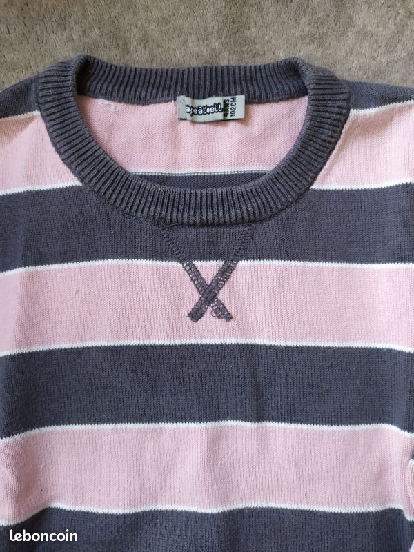 Pull en coton, tape à l'oeil, 4 ans (image 2)