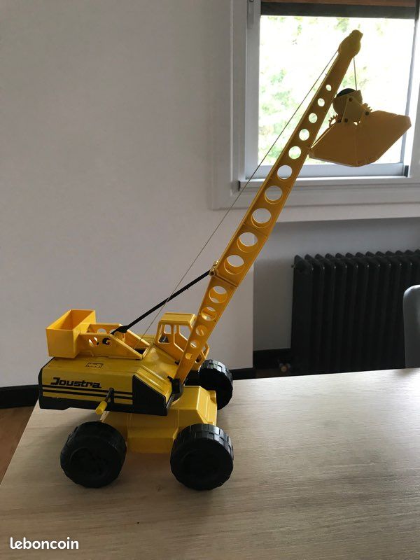 Joustra n° 911 Grue avec benne preneuse RARE en boîte/inbox 63 cm | UK