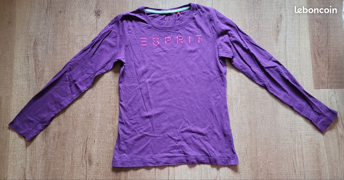 Tee-shirt manche longue - Basic ESPRIT fille 10/11ans (image 1)