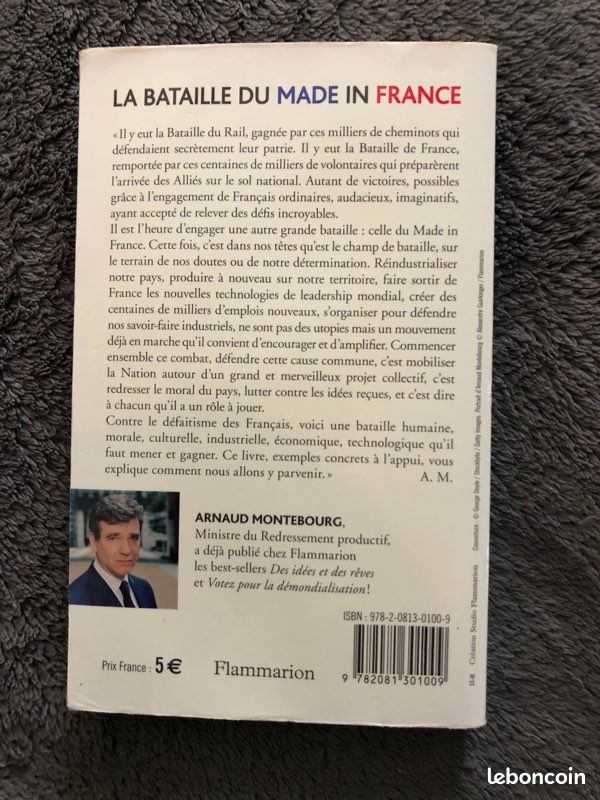 Livre : la bataille du made in France NEUF (image 2)