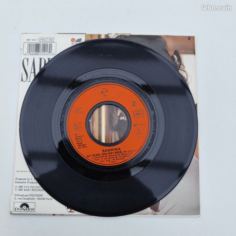 Vinyle 45 tours - Sabrina - Boys (summertime love) (image 4)