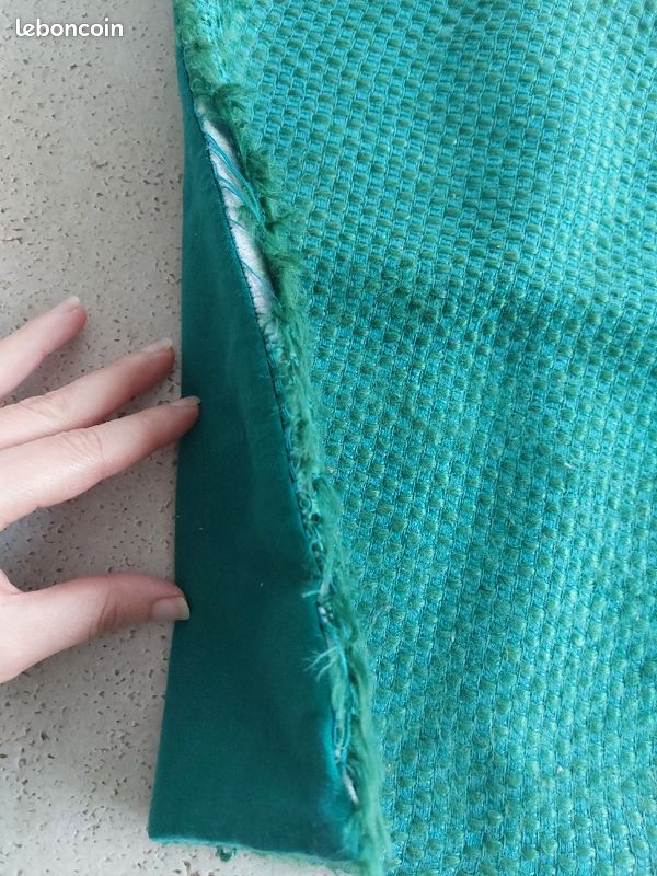 Chute Tissus pour DIY vert émeraude (image 10)