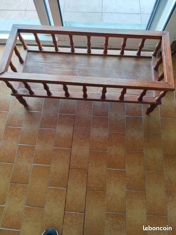 Jardinière en bois porte pot 75x30x30h (image 3)