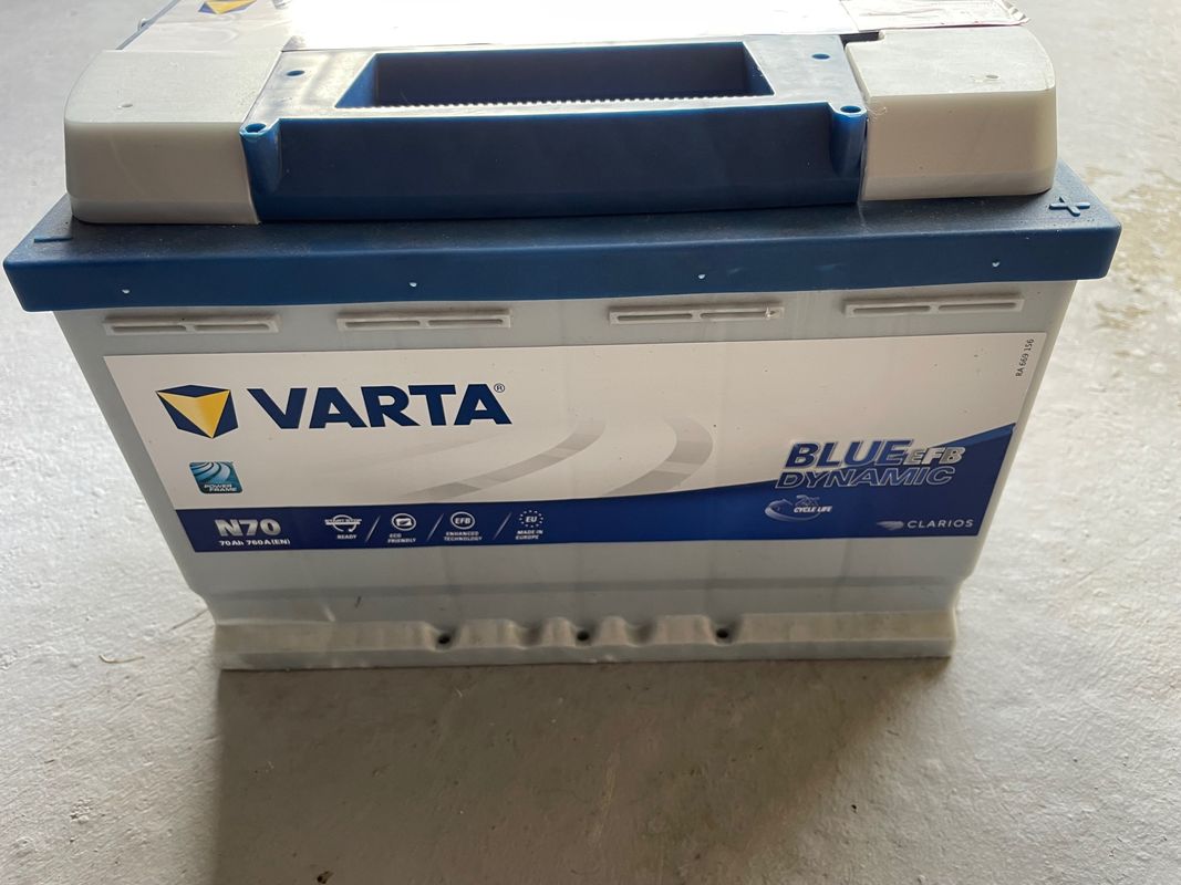 VARTA N70 EFB Start Stop 12V 70Ah 760A EN Autobatterie EFB