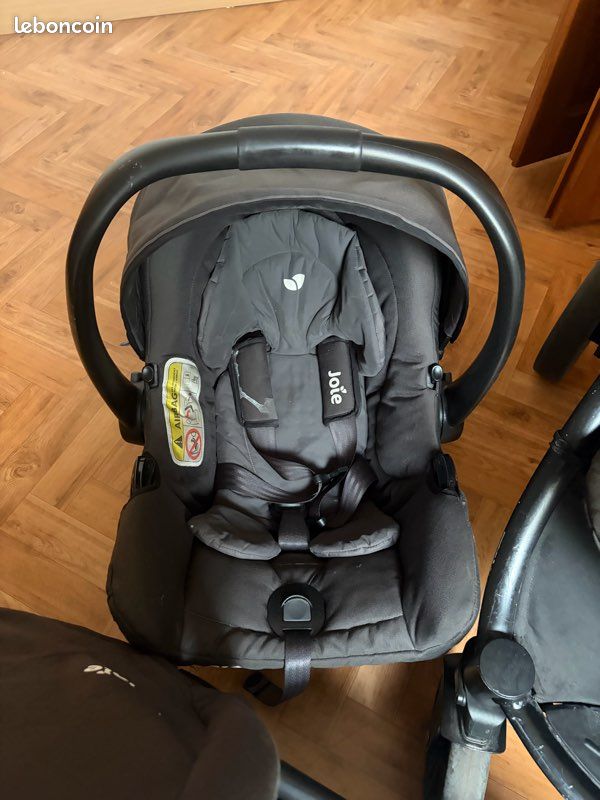 Trio poussette Joie Litetrax + nacelle + coque i-Gemm – Très bon état (image 10)