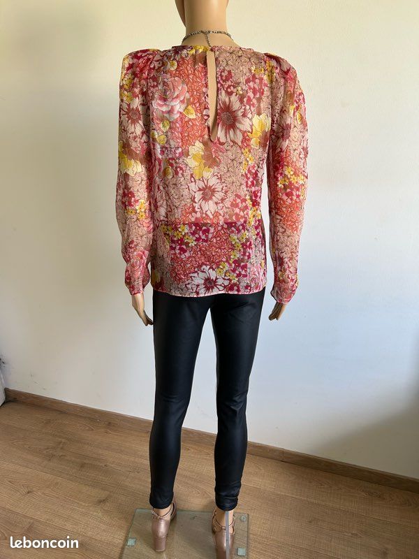 Chemisier Blouse NAF NAF Taille 42 - Rose - Neuf Avec étiquettes