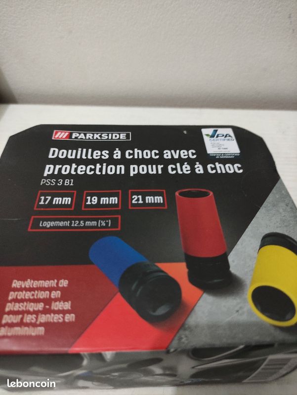 Set Douilles a choc Parkside, neuf (image 1)