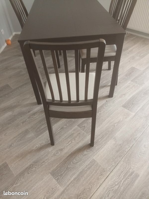 Table plus rallonge plus 4 chaises (image 6)