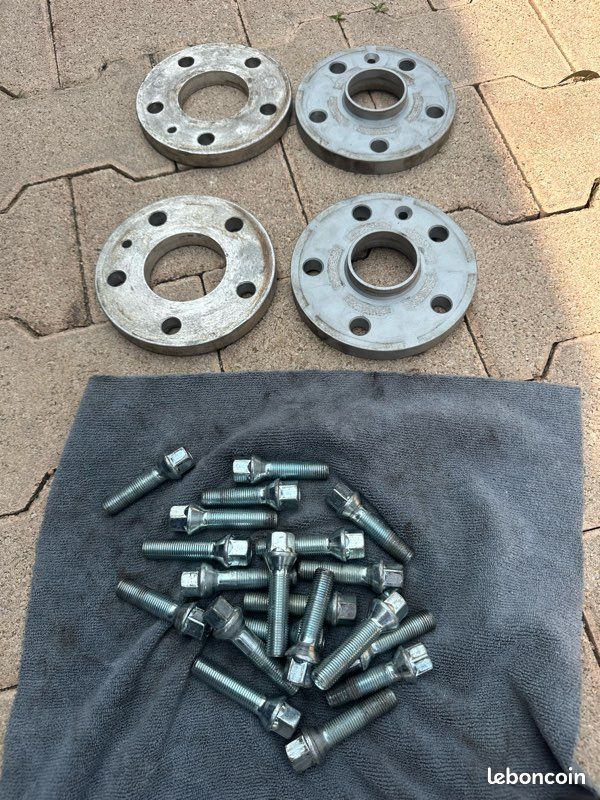 20 Boulons De Roue M12x1.5x40 Mm Siège Conique – Clé 17 – Pour Élargisseurs Voie BMW – Acier 10.9 Anti-Rouille