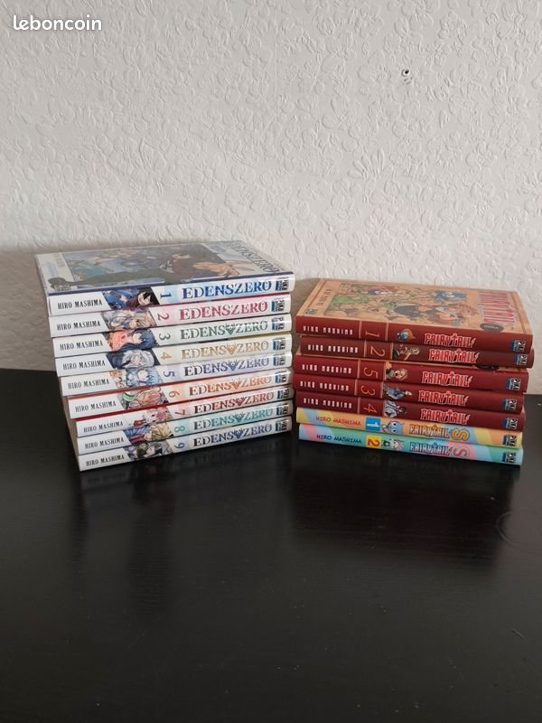 Lot manga eden zero + farytail (image 1)