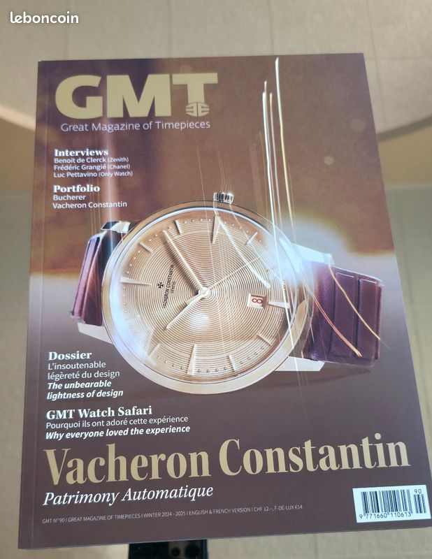 Lot de livre GMT magazine Montres Bijoux