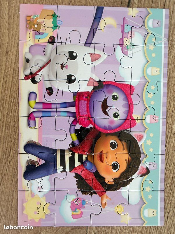 Puzzle Enfant 104 Pièces Gabby's Dollhouse - Clementoni Made In Italy - 25033