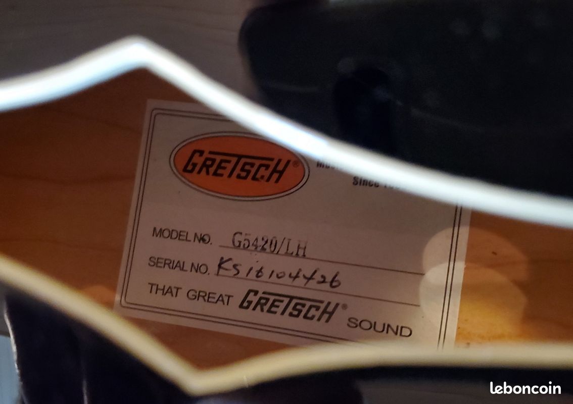 Gretsch Electromatic 5420 gaucher (image 7)
