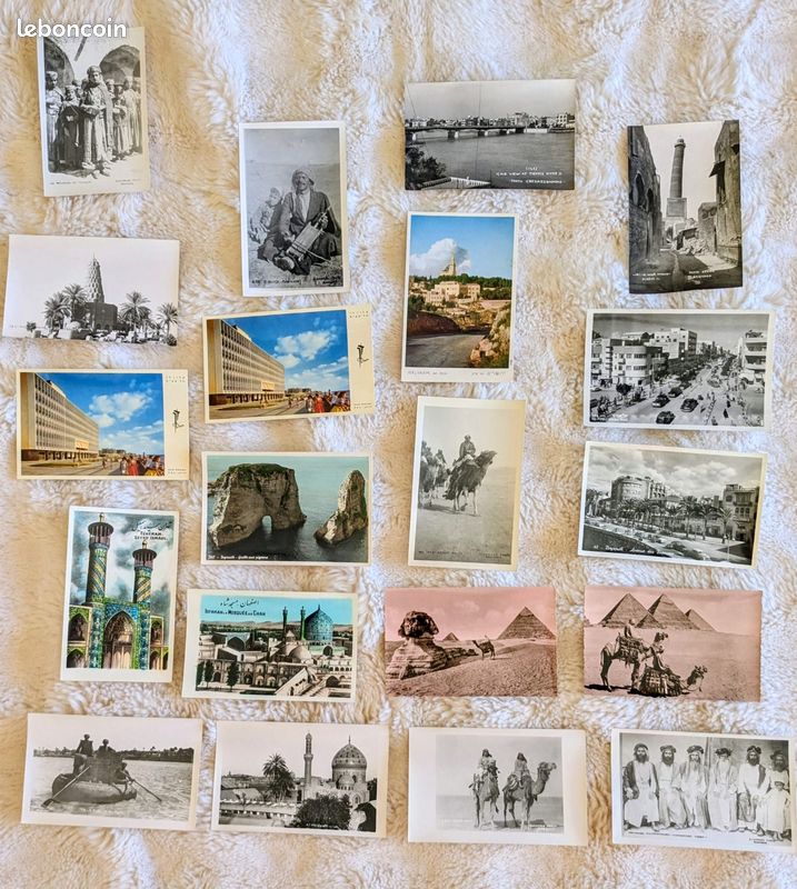 Asie - Cartes postales (Ensemble de 110) - 1900