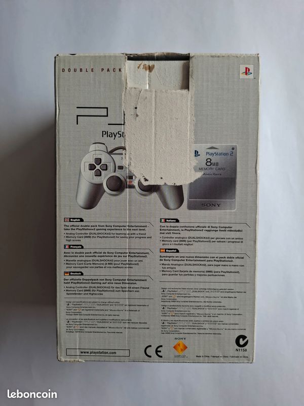 Manette + Memory Card NEUF BLISTER RIGIDE