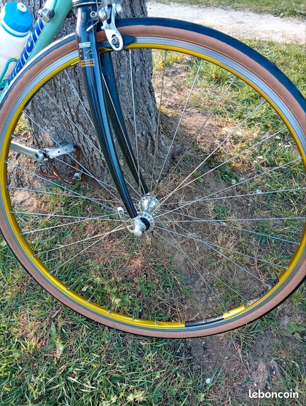 Vélo vintage Bianchi celest (image 7)