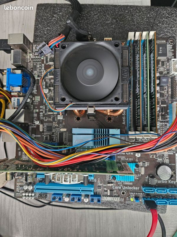 Lot Carte mère + Processeur AMD FX 6300 + Disque dur samsung - Windows 10 (image 10)