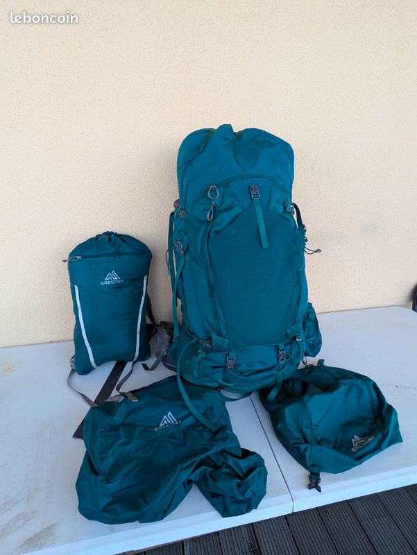 Sac à Dos Gregory Deva 60 M - Vert émeraude - Femme - 60L - NEUF