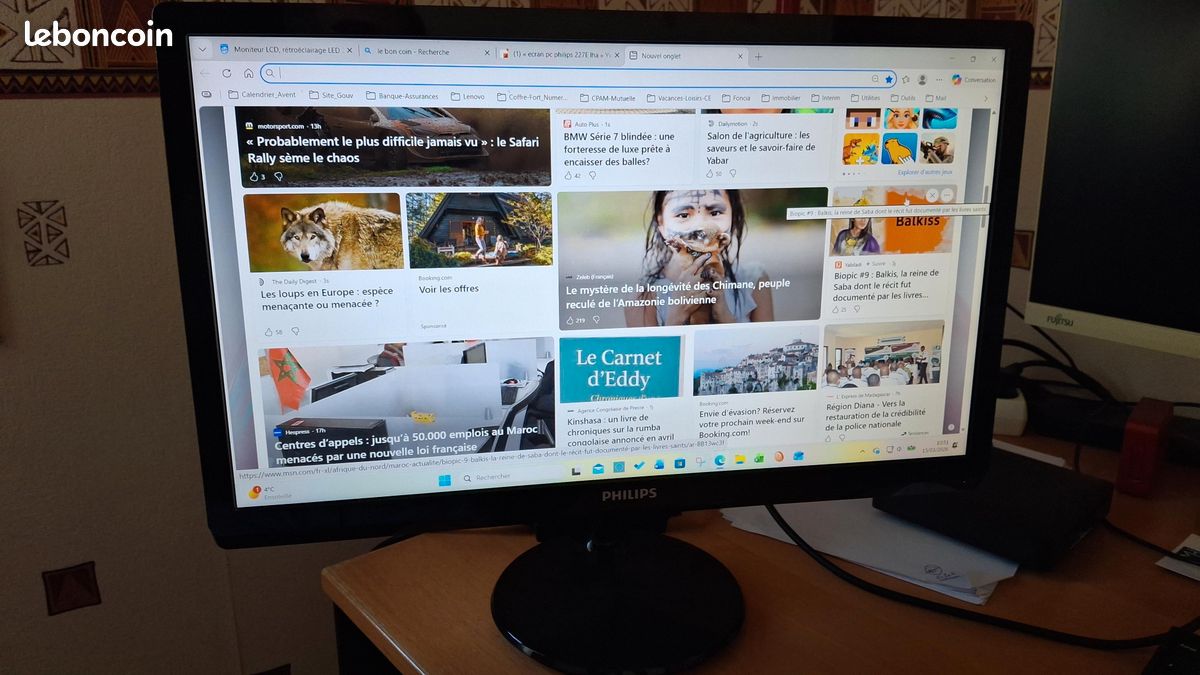 Écran Moniteur Philips 22” LED avec 2HP (image 2)