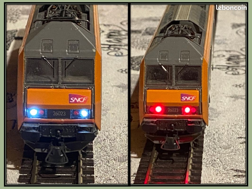Locomotive électrique Jouef BB26000 - Orange - HJ2024 DIGITAL - Modèle Réduit HO