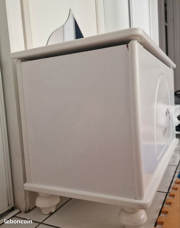 Coffre a jouet blanc (image 3)