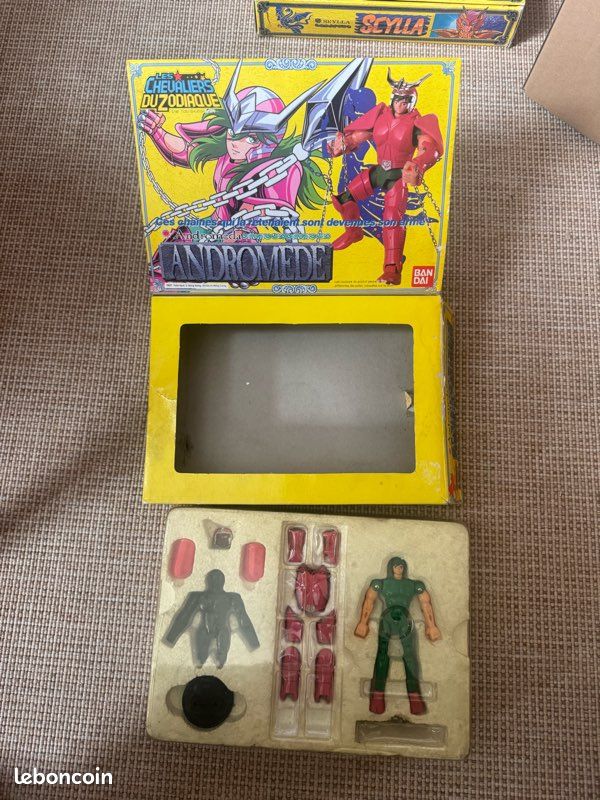 Figurine Saint Seiya Vintage Bandai 1987 - Scylla / Io - Chevaliers Du Zodiaque - Japon
