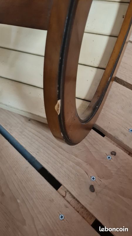 Table basse bois et verre (image 4)